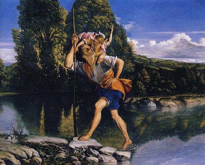 Orazio Gentileschi Saint Christopher china oil painting image